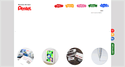 Desktop Screenshot of pentel.com.au