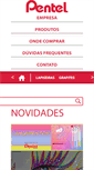 Mobile Screenshot of pentel.com.br