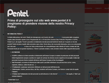 Tablet Screenshot of pentel.it